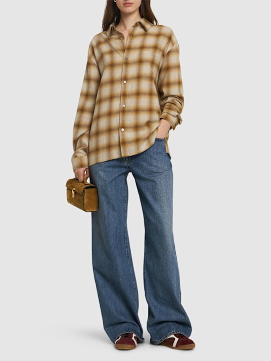 Frame: Lightweight plaid shirt - women_1 | Luisa Via Roma