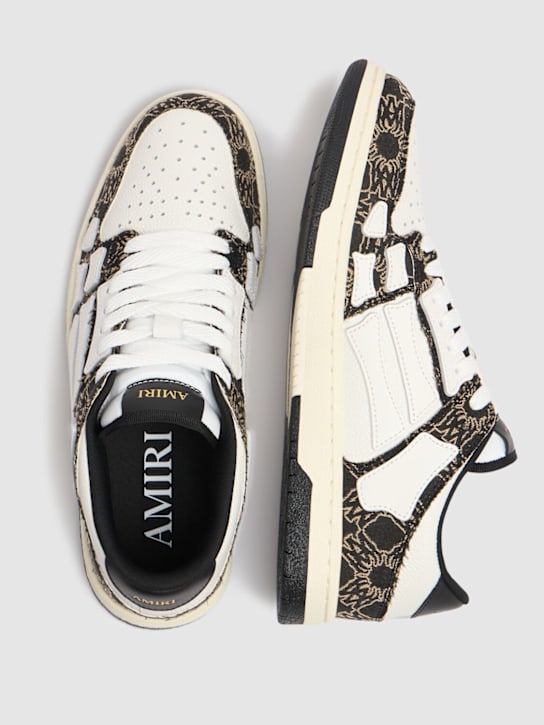Amiri: Quad Skel low top sneakers - Black - men_4 | Luisa Via Roma