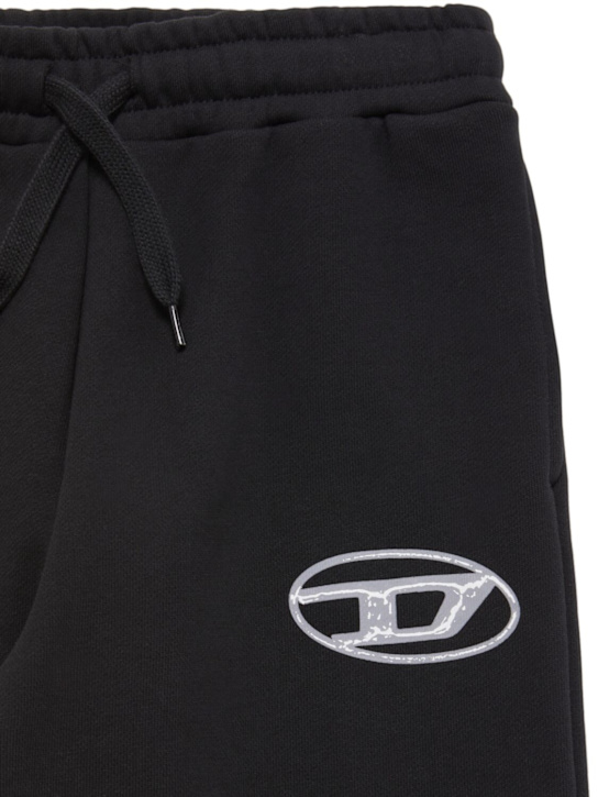 Diesel Kids: Cotton sweatpants - ブラック - kids-boys_1 | Luisa Via Roma