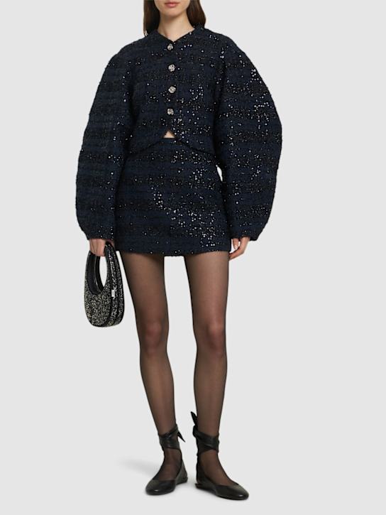 Rotate: Bouclé mini skirt - women_1 | Luisa Via Roma