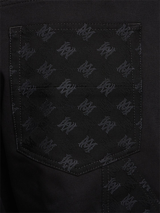 Amiri: Carpenter jacquard jeans - Black - men_4 | Luisa Via Roma