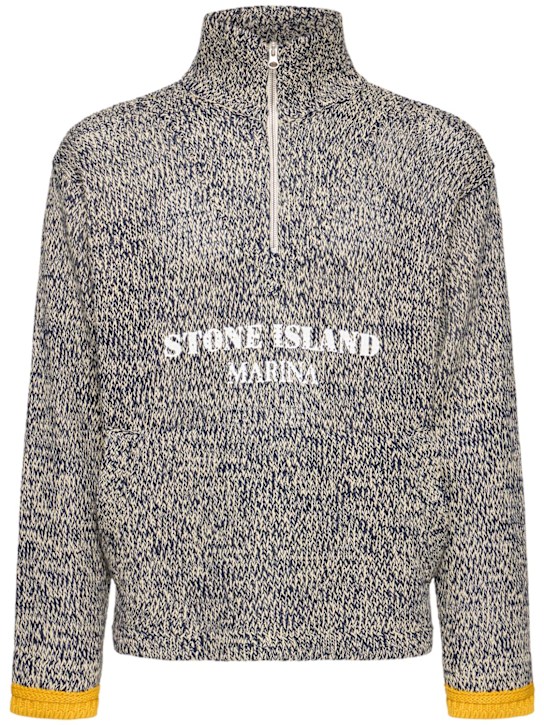 Stone Island: Marina turtleneck sweater - men_0 | Luisa Via Roma