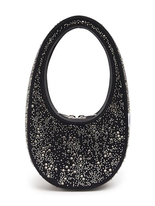 Coperni: Mini Swipe crystal-embellished bag - women_0 | Luisa Via Roma