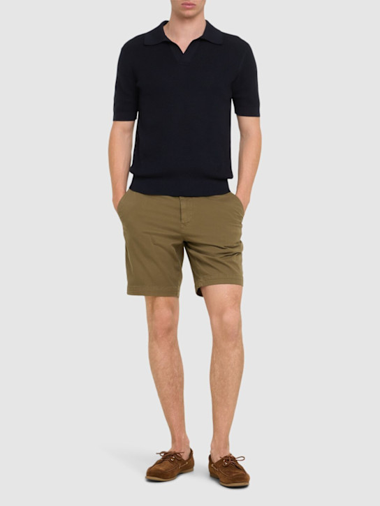 Boss: H-Slice stretch cotton shorts - men_1 | Luisa Via Roma
