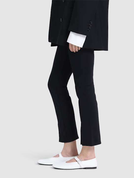 The Row: Ballerine Bohème in pelle - Bianco Ottico - women_1 | Luisa Via Roma