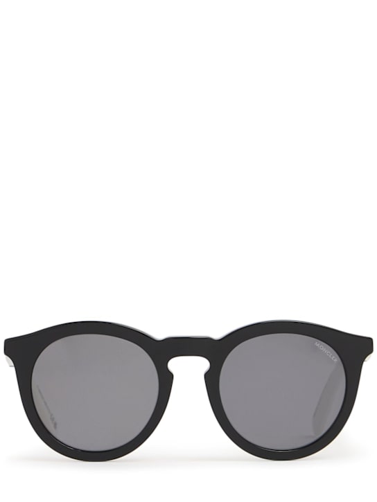 Moncler: Odeonn round sunglasses - Bianco - women_0 | Luisa Via Roma