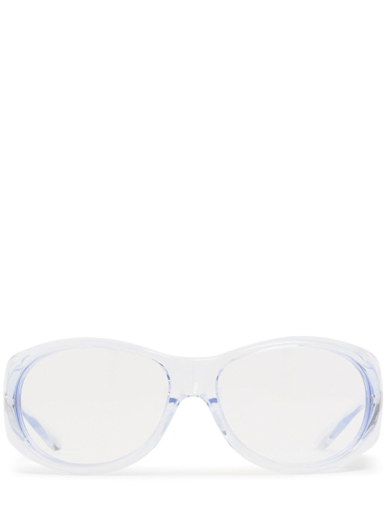 Courrèges: Hybrid 01 round acetate sunglasses - men_0 | Luisa Via Roma