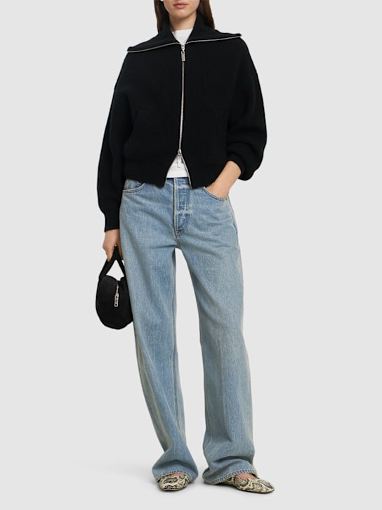 Remain: Knitted zip-up jacket - women_1 | Luisa Via Roma