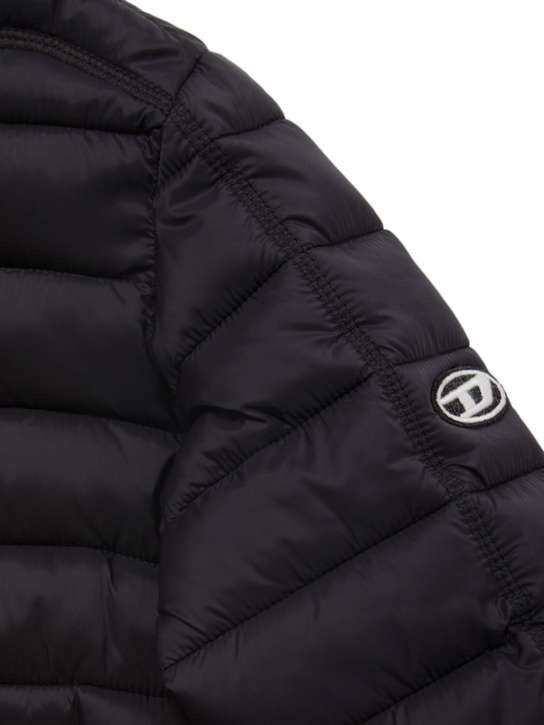 Diesel Kids: 후디드 폴리 푸퍼 재킷 - kids-boys_1 | Luisa Via Roma