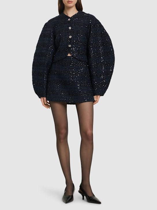 Rotate: Bouclé short jacket - women_1 | Luisa Via Roma