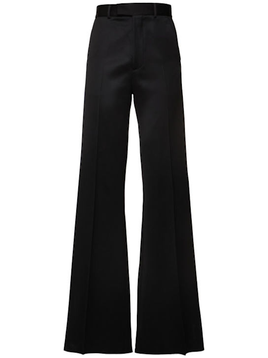 Amiri: Pantaloni svasati in lana - Nero - men_0 | Luisa Via Roma