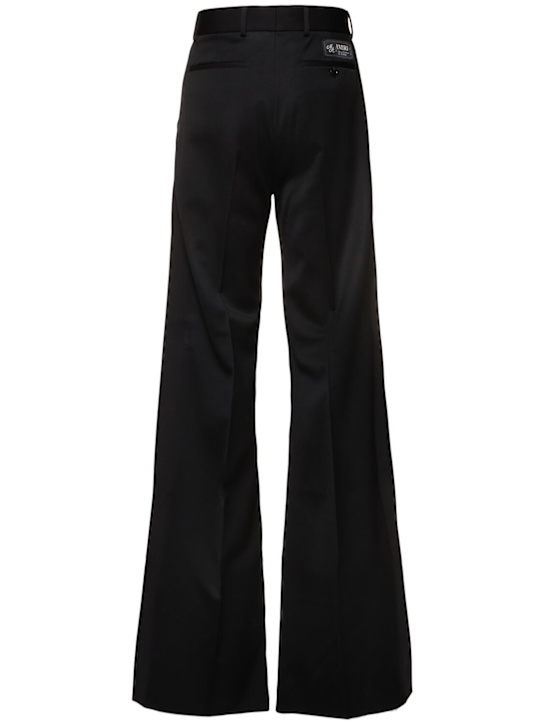 Amiri: Pantaloni svasati in lana - Nero - men_3 | Luisa Via Roma