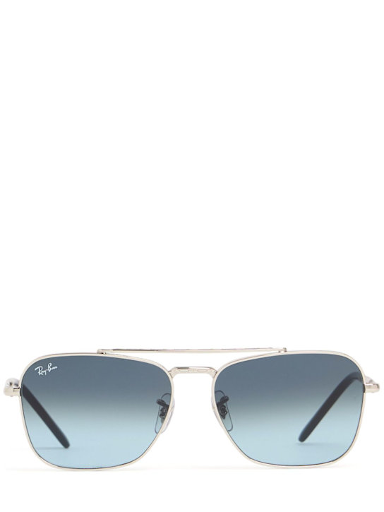 Ray-Ban: New Caravan metal sunglasses - women_0 | Luisa Via Roma