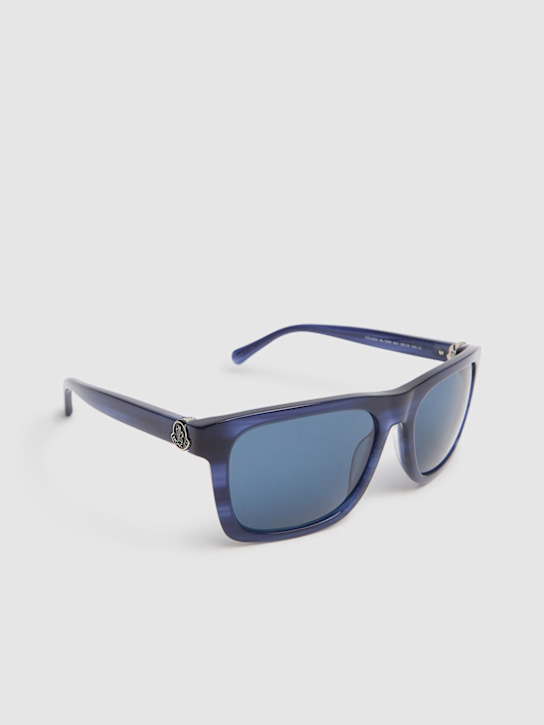 Moncler: Sunglasses - Blue - men_1 | Luisa Via Roma