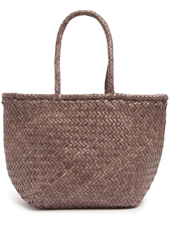 Dragon Diffusion: Borsa a secchiello piccola Grace in pelle - Grigio - women_0 | Luisa Via Roma