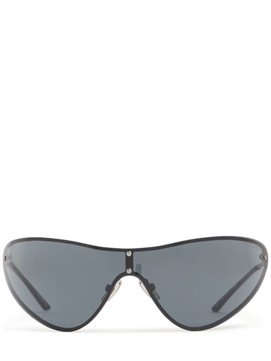 Acne Studios: Antus mask metal sunglasses - men_0 | Luisa Via Roma