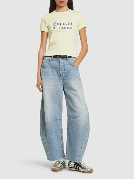 Coperni: Disney x Coperni Princess t-shirt - Yellow - women_1 | Luisa Via Roma