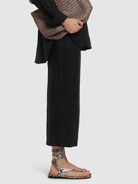 A.EMERY: 10mm Heidi snake print sandals - women_1 | Luisa Via Roma