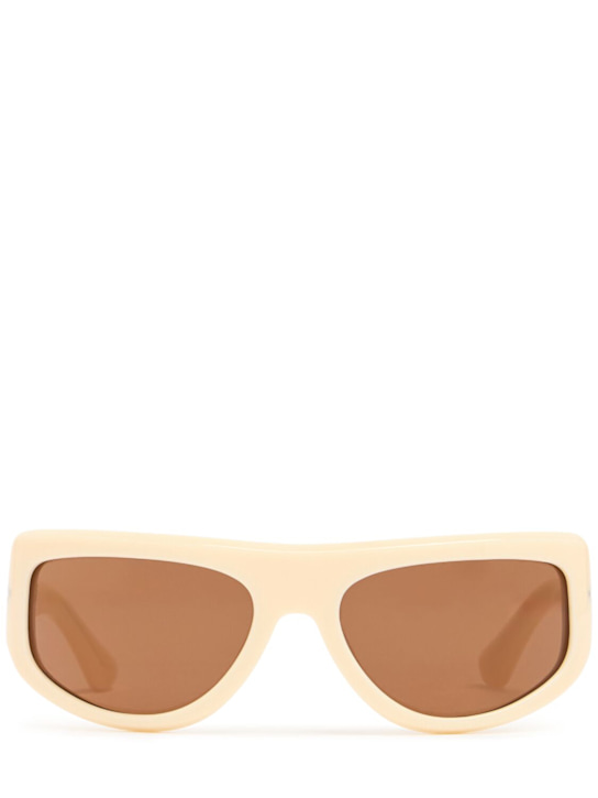 Port Tanger: Fayaz acetate sunglasses w/ tobacco lens - Beige - men_0 | Luisa Via Roma