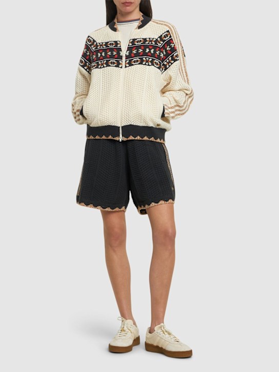 adidas Originals: Clot cotton blend sweatshirt - women_1 | Luisa Via Roma