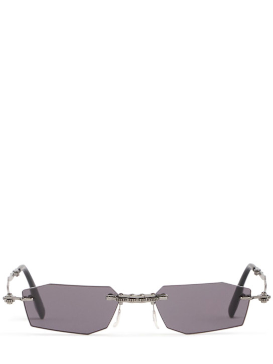 Kuboraum Berlin: H40 Machinery foldable metal sunglasses - men_0 | Luisa Via Roma
