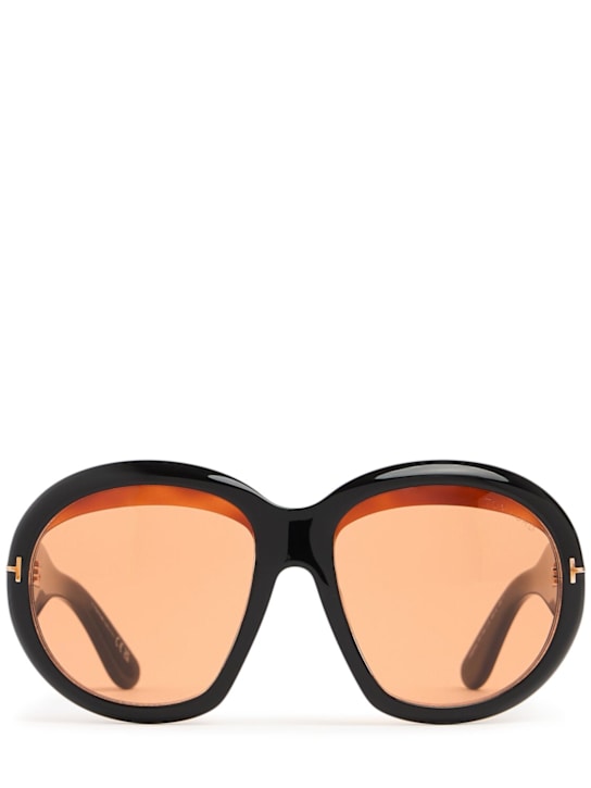 Tom Ford: Angelica round acetate sunglasses - men_0 | Luisa Via Roma