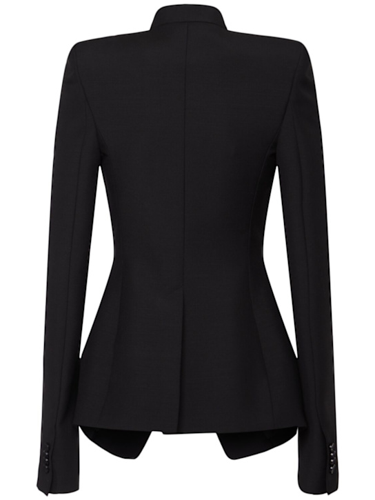 McQueen: Wool & mohair blazer - women_1 | Luisa Via Roma