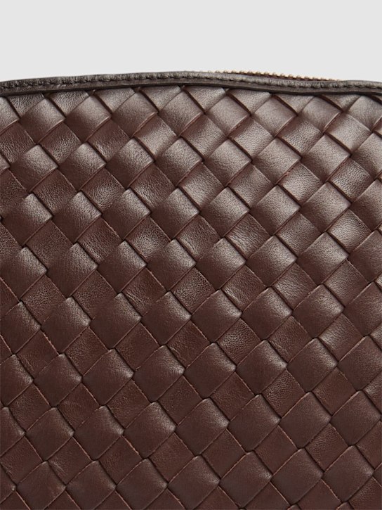 Dragon Diffusion: Chunky Fellini leather shoulder bag - Dark Brown - women_3 | Luisa Via Roma