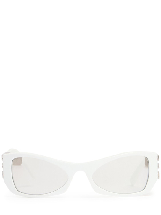 Givenchy: 4G squared sunglasses - White - men_0 | Luisa Via Roma