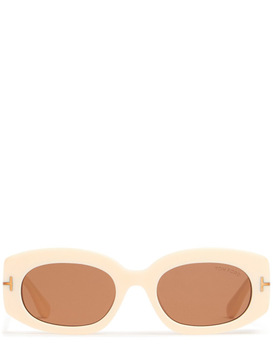 Tom Ford: Cielle squared acetate sunglasses - women_0 | Luisa Via Roma