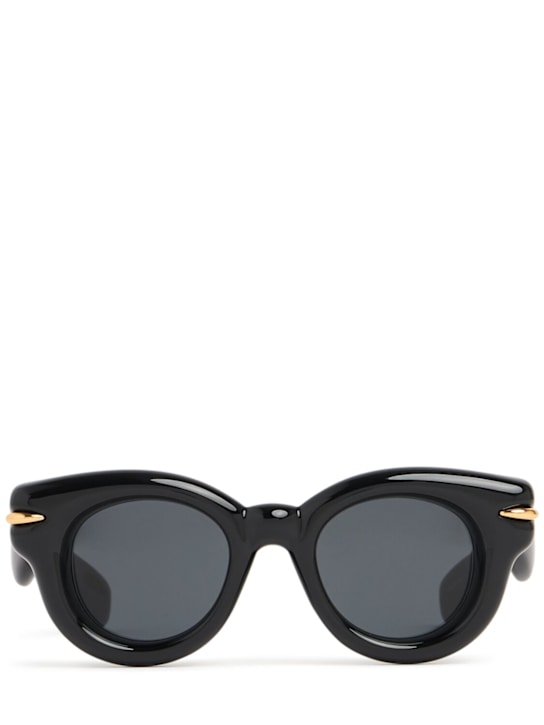 Loewe: Inflated round sunglasses - Black - men_0 | Luisa Via Roma