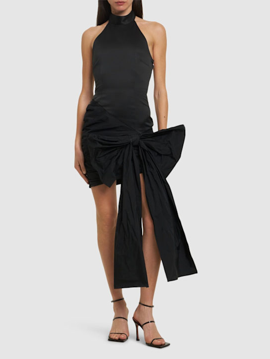 Rotate: Satin bow mini dress - women_1 | Luisa Via Roma