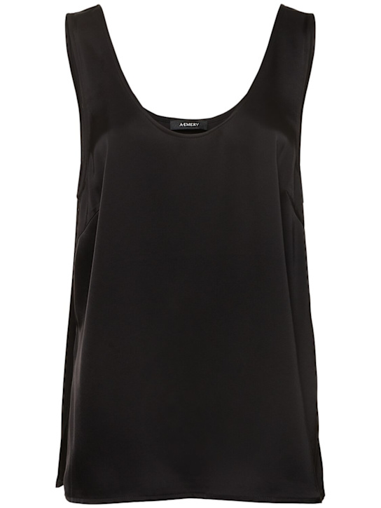 A.EMERY: Sloane tank top - Black - women_0 | Luisa Via Roma
