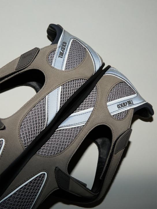 The Attico: Floor 01 ballerina flats - Grey - women_5 | Luisa Via Roma