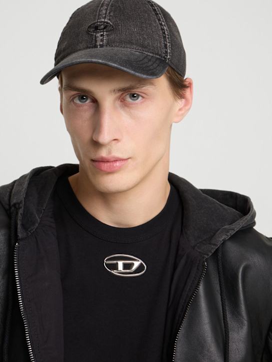 Diesel: C-Gable cap - Black/Grey - men_1 | Luisa Via Roma