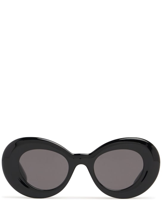Loewe: Curvy acetate sunglasses - Black - men_0 | Luisa Via Roma