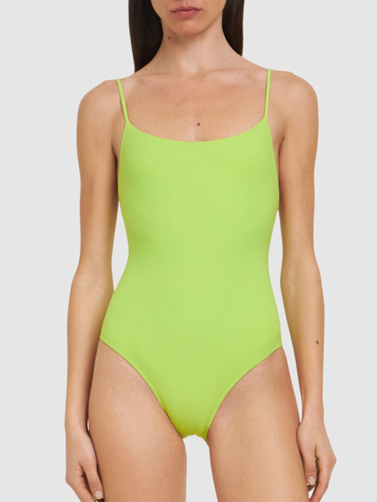 Lido: Trentasei one piece swimsuit - Lime Green - women_1 | Luisa Via Roma