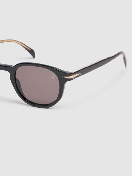 DB Eyewear by David Beckham: DB round acetate sunglasses - Black - men_2 | Luisa Via Roma