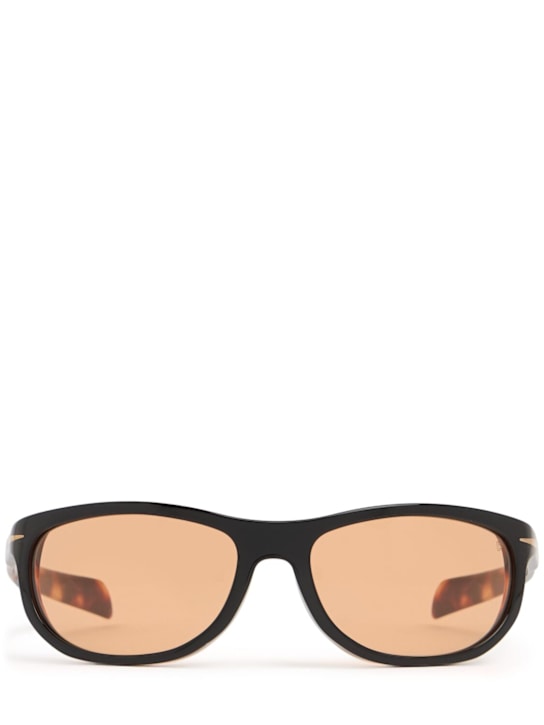 DB Eyewear by David Beckham: DB round acetate sunglasses - Black/Havana - men_0 | Luisa Via Roma