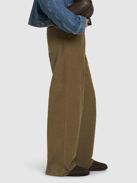 A.EMERY: 20mm Louis suede clogs - Dark Brown - women_1 | Luisa Via Roma