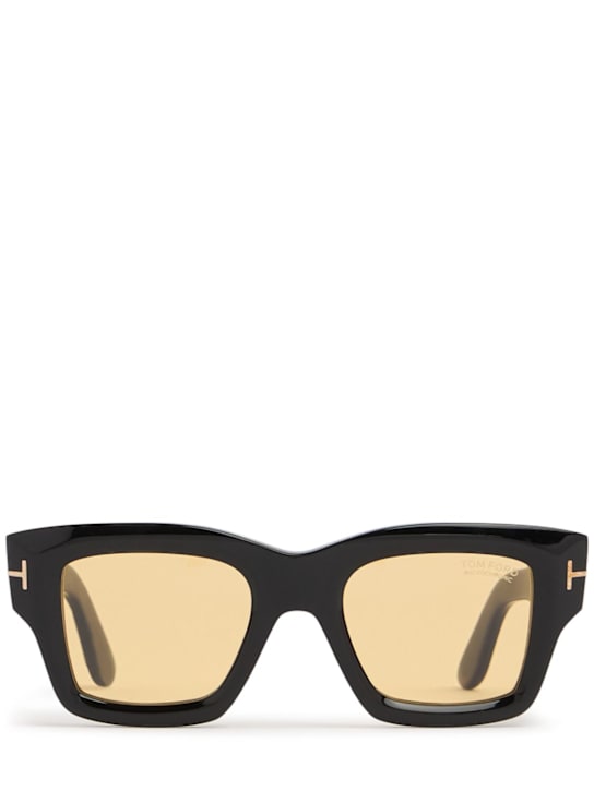 Tom Ford: Ilias squared plastic sunglasses - men_0 | Luisa Via Roma