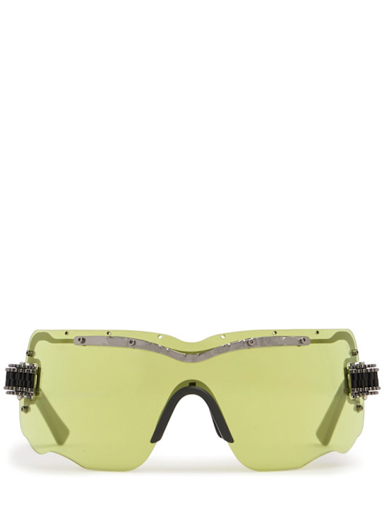 Kuboraum Berlin: E15 Mask Ruthenium sunglasses - men_0 | Luisa Via Roma