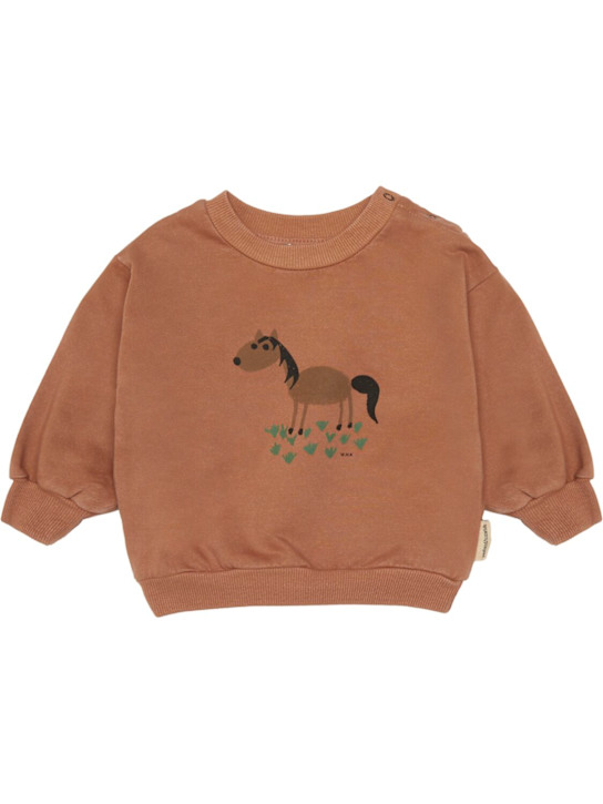 Weekend House Kids: オーガニックコットンブレンドスウェットシャツ - kids-boys_0 | Luisa Via Roma