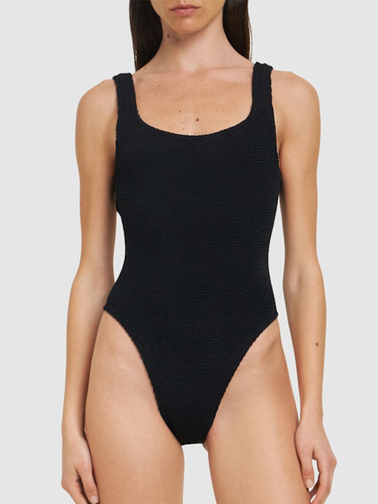 Hunza G: Square neck one piece swimsuit - women_1 | Luisa Via Roma