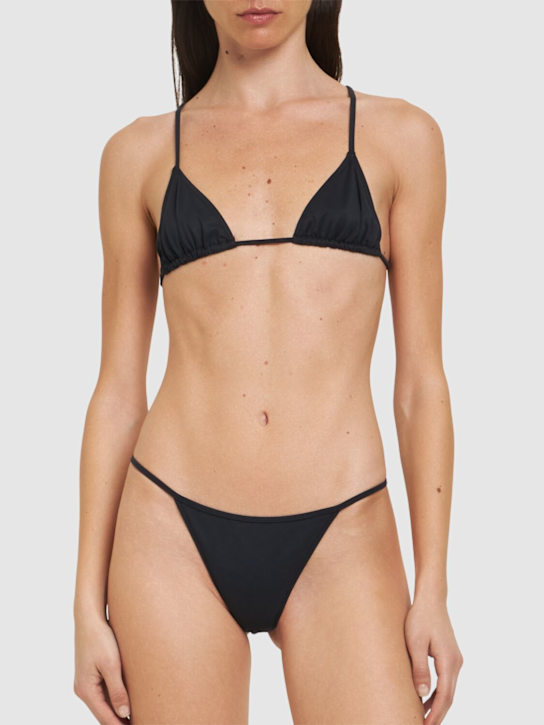 Tropic Of C: Rio low rise bikini bottoms - Black - women_1 | Luisa Via Roma