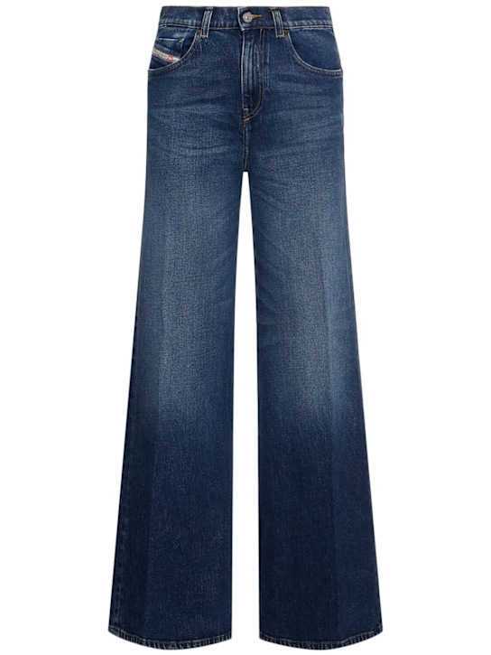 Diesel: 1978 D-Akemi high rise wide jeans - women_0 | Luisa Via Roma