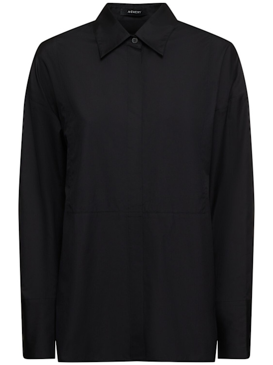 A.EMERY: Linter シャツ - ブラック - women_0 | Luisa Via Roma