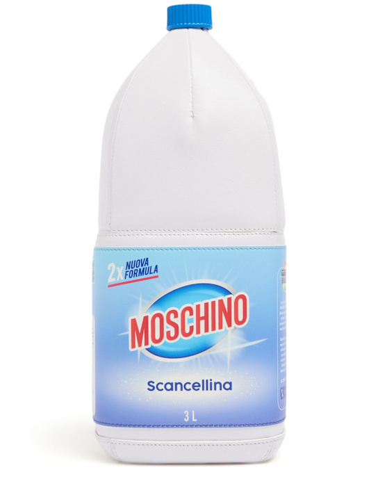 Moschino: Bleach Item Bag leather clutch - women_0 | Luisa Via Roma