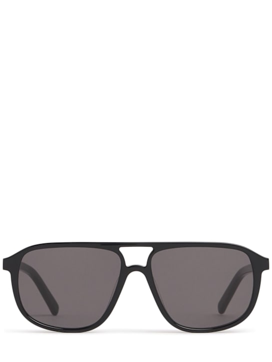 Velvet Canyon: La Touriste pilot acetate sunglasses - Black - men_0 | Luisa Via Roma