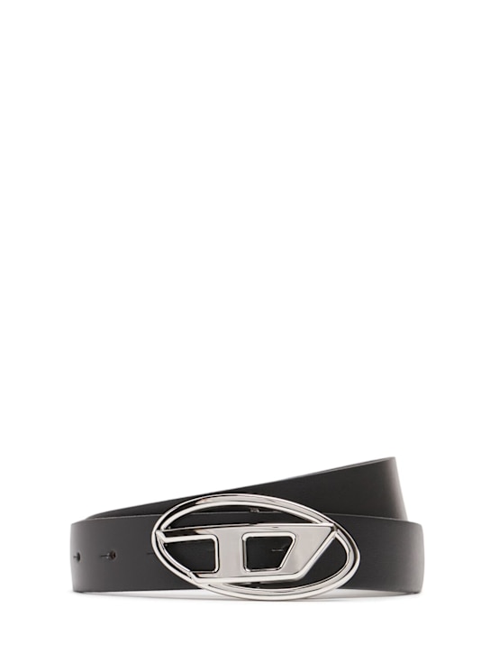 Diesel: 3cm 1DR Reversible leather belt - women_0 | Luisa Via Roma